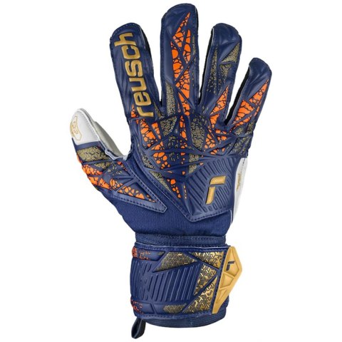 Reusch Rękawice bramkarskie Reusch Attrakt Grip niebieskie 5470815 4410 Reusch Rękawice bramkarskie Reusch Attrakt Grip niebieskie 5470815 4410