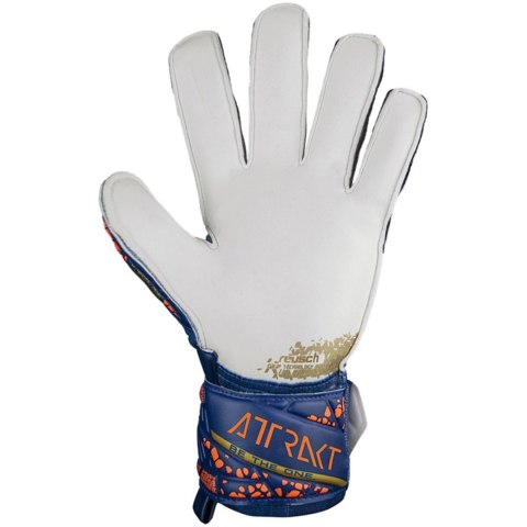 Reusch Rękawice bramkarskie Reusch Attrakt Grip niebieskie 5470815 4410 Reusch Rękawice bramkarskie Reusch Attrakt Grip niebieskie 5470815 4410