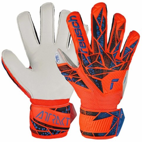 Reusch Rękawice bramkarskie Reusch Attrakt Solid Finger Support Junior pomarańczowe 5472510 2210