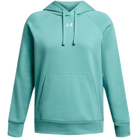 Under Armour Bluza damska Under Armour Rival Flecce Hoodie miętowa 1379500 482