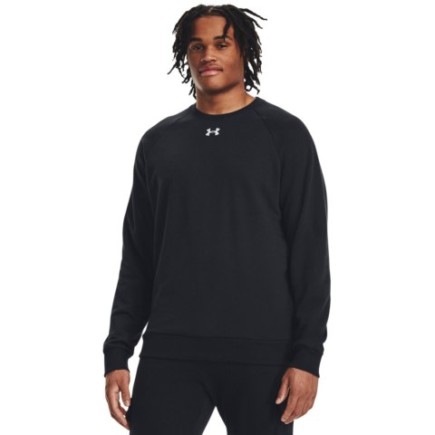 Under Armour Bluza męska Under Armour Rival Fleece Crew czarna 1379755 001 Under Armour Bluza męska Under Armour Rival Fleece Crew czarna 1379755 001