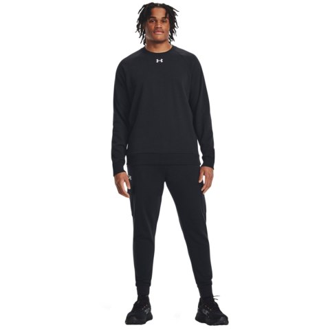 Under Armour Bluza męska Under Armour Rival Fleece Crew czarna 1379755 001 Under Armour Bluza męska Under Armour Rival Fleece Crew czarna 1379755 001