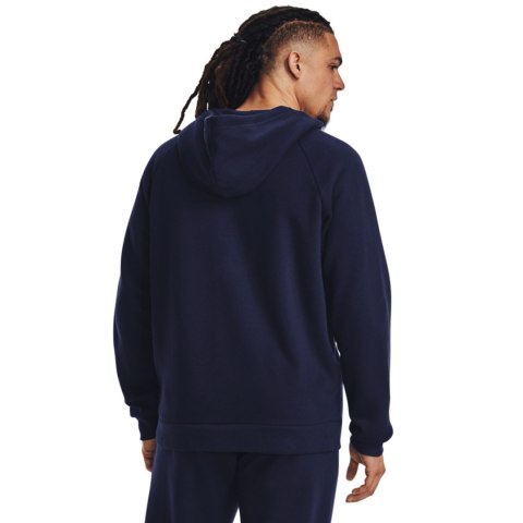 Under Armour Bluza męska Under Armour Rival Fleece FZ Hoodie granatowa 1379767 410 Under Armour Bluza męska Under Armour Rival Fleece FZ Hoodie granatowa 1379767 410
