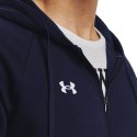 Under Armour Bluza męska Under Armour Rival Fleece FZ Hoodie granatowa 1379767 410