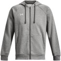 Under Armour Bluza męska Under Armour Rival Fleece FZ Hoodie szara 1379767 025