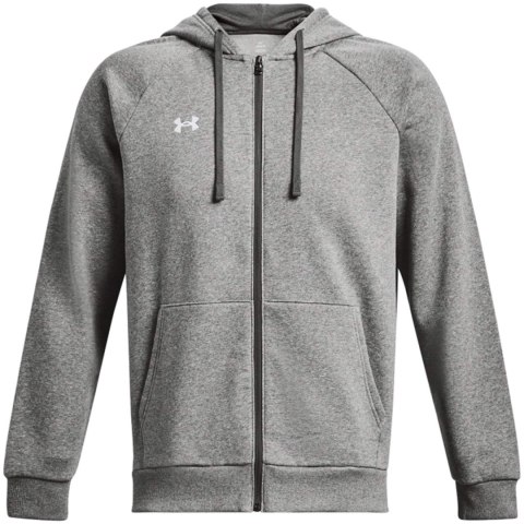 Under Armour Bluza męska Under Armour Rival Fleece FZ Hoodie szara 1379767 025