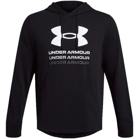 Under Armour Bluza męska Under Armour UA Rival Terry Graphic Hoodie czarna 1386047 001