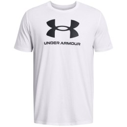 Under Armour Koszulka męska Under Armour Sportstyle Logo biała 1382911 100