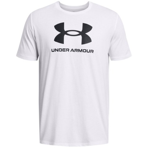 Under Armour Koszulka męska Under Armour Sportstyle Logo biała 1382911 100 Under Armour Koszulka męska Under Armour Sportstyle Logo biała 1382911 100