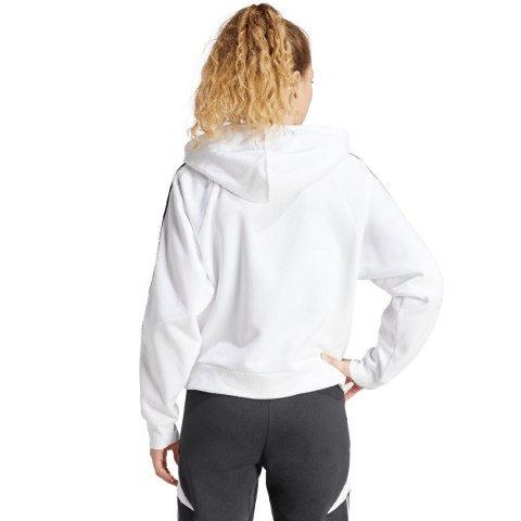 Adidas teamwear Bluza damska adidas Tiro 24 Hooded biała IR7508 Adidas teamwear Bluza damska adidas Tiro 24 Hooded biała IR7508