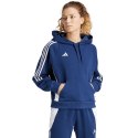 Adidas teamwear Bluza damska adidas Tiro 24 Hooded granatowa IR7507