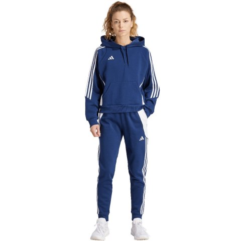 Adidas teamwear Bluza damska adidas Tiro 24 Hooded granatowa IR7507 Adidas teamwear Bluza damska adidas Tiro 24 Hooded granatowa IR7507