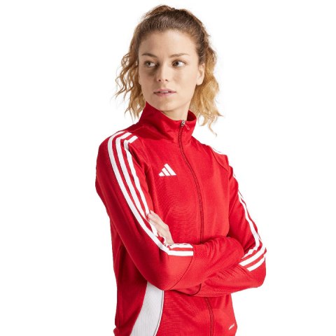 Adidas teamwear Bluza damska adidas Tiro 24 Training czerwona IR7493 Adidas teamwear Bluza damska adidas Tiro 24 Training czerwona IR7493