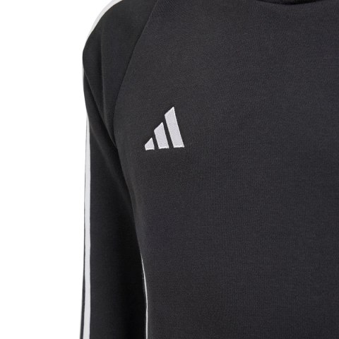Adidas teamwear Bluza dla dzieci adidas Tiro 24 Hooded Sweat czarna IJ5611 Adidas teamwear Bluza dla dzieci adidas Tiro 24 Hooded Sweat czarna IJ5611
