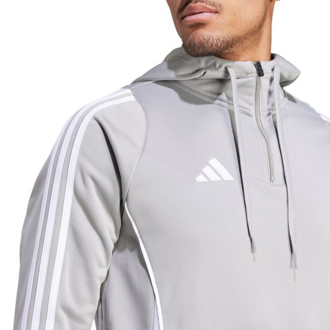 Adidas teamwear Bluza męska adidas Tiro 24 Training Hooded szara IR7551 Adidas teamwear Bluza męska adidas Tiro 24 Training Hooded szara IR7551