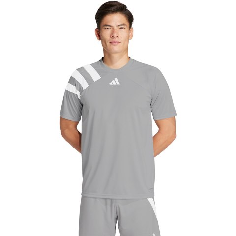 Adidas teamwear Koszulka męska adidas Fortore 23 szara IK5772 Adidas teamwear Koszulka męska adidas Fortore 23 szara IK5772