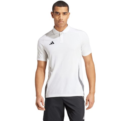 Adidas teamwear Koszulka męska adidas Tiro 24 Competition Polo biała IR7565 Adidas teamwear Koszulka męska adidas Tiro 24 Competition Polo biała IR7565