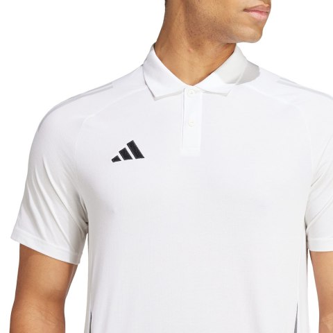 Adidas teamwear Koszulka męska adidas Tiro 24 Competition Polo biała IR7565 Adidas teamwear Koszulka męska adidas Tiro 24 Competition Polo biała IR7565