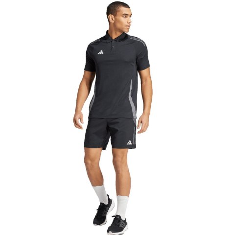 Adidas teamwear Koszulka męska adidas Tiro 24 Competition Polo czarna IJ8344 Adidas teamwear Koszulka męska adidas Tiro 24 Competition Polo czarna IJ8344