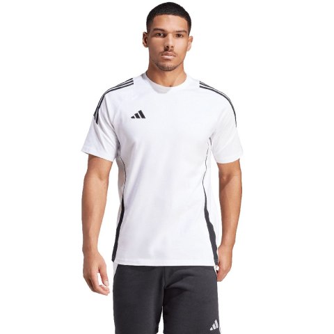 Adidas teamwear Koszulka męska adidas Tiro 24 Sweat biała IR9353 Adidas teamwear Koszulka męska adidas Tiro 24 Sweat biała IR9353