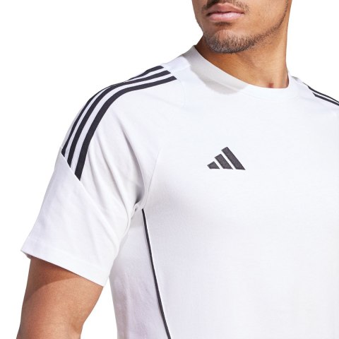 Adidas teamwear Koszulka męska adidas Tiro 24 Sweat biała IR9353 Adidas teamwear Koszulka męska adidas Tiro 24 Sweat biała IR9353