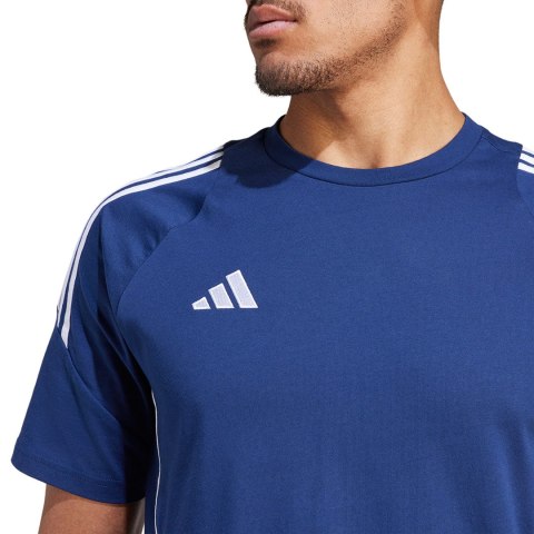 Adidas teamwear Koszulka męska adidas Tiro 24 Sweat niebieska IR9347 Adidas teamwear Koszulka męska adidas Tiro 24 Sweat niebieska IR9347