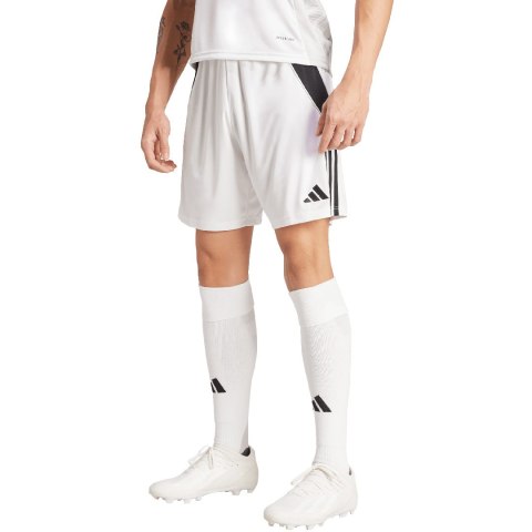 Adidas teamwear Spodenki męskie adidas Tiro 24 białe IR9380 Adidas teamwear Spodenki męskie adidas Tiro 24 białe IR9380