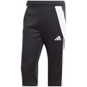 Adidas teamwear Spodnie męskie adidas Tiro 24 3/4 czarne IJ7671