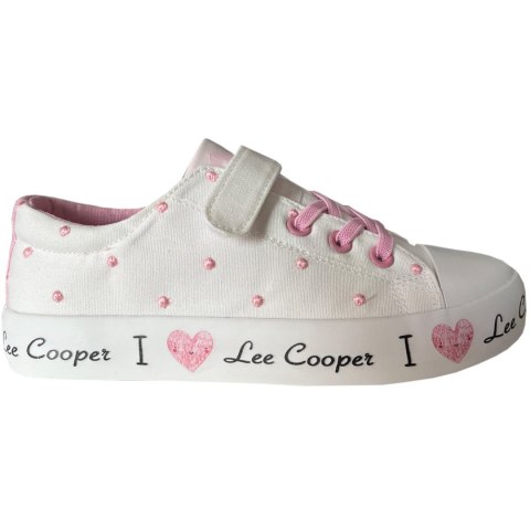 Lee Cooper Buty dla dzieci Lee Cooper białe LCW-24-02-2159K