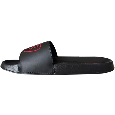 Lee Cooper Klapki męskie Lee Cooper czarno-czerwone LCW-24-42-2484MC Lee Cooper Klapki męskie Lee Cooper czarno-czerwone LCW-24-42-2484MC