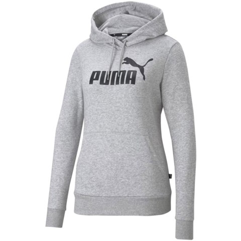 Puma Bluza damska Puma ESS Logo Hoodie TR szara 586791 04