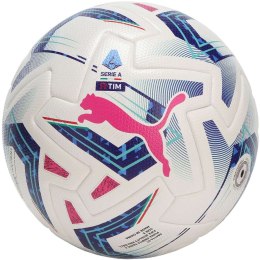 Puma Piłka nożna Puma Orbita Serie A FIFA Quality Pro biało-niebiesko-różowa 84114 01