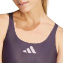 Adidas Kostium kąpielowy damski adidas 3 Bar Logo Swimsuit fioletowy IL7285