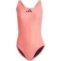 Adidas Kostium kąpielowy damski adidas 3 Bar Logo Swimsuit różowy IQ3985