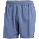 Adidas Spodenki kąpielowe męskie adidas Solid CLX Short-Length niebieskie IR6221