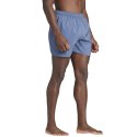 Adidas Spodenki kąpielowe męskie adidas Solid CLX Short-Length niebieskie IR6221