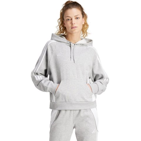 Adidas teamwear Bluza damska adidas Tiro 24 Hooded szara IR7509 Adidas teamwear Bluza damska adidas Tiro 24 Hooded szara IR7509