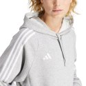 Adidas teamwear Bluza damska adidas Tiro 24 Hooded szara IR7509