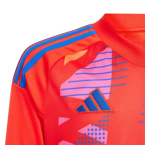 Adidas teamwear Koszulka bramkarska dla dzieci adidas Tiro 24 Competition Long Sleeve czerwona IN0431 Adidas teamwear Koszulka bramkarska dla dzieci adidas Tiro 24 Competition Long Sleeve czerwona IN0431