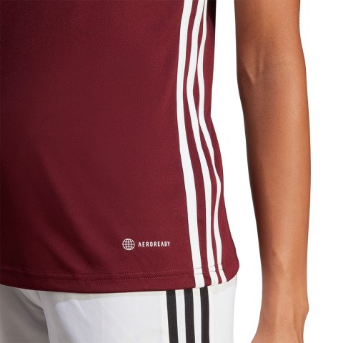 Adidas teamwear Koszulka damska adidas Tabela 23 Jersey bordowa IB4930 Adidas teamwear Koszulka damska adidas Tabela 23 Jersey bordowa IB4930
