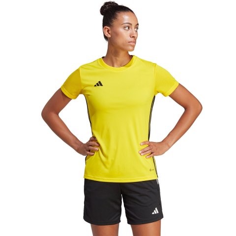Adidas teamwear Koszulka damska adidas Tabela 23 Jersey żółta IA9149 Adidas teamwear Koszulka damska adidas Tabela 23 Jersey żółta IA9149