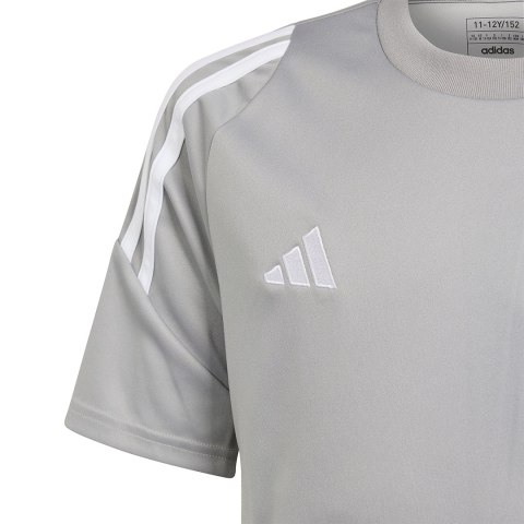 Adidas teamwear Koszulka dla dzieci adidas Tiro 24 Jersey szara IS1031 Adidas teamwear Koszulka dla dzieci adidas Tiro 24 Jersey szara IS1031