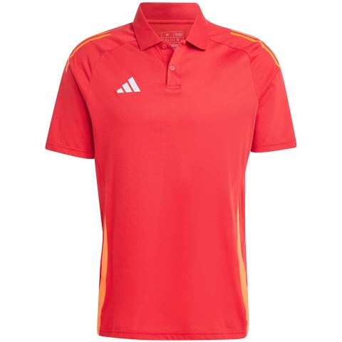 Adidas teamwear Koszulka męska adidas Tiro 24 Competition Polo czerwona IR7563