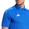 Adidas teamwear Koszulka męska adidas Tiro 24 Competition Polo niebieska IR7566