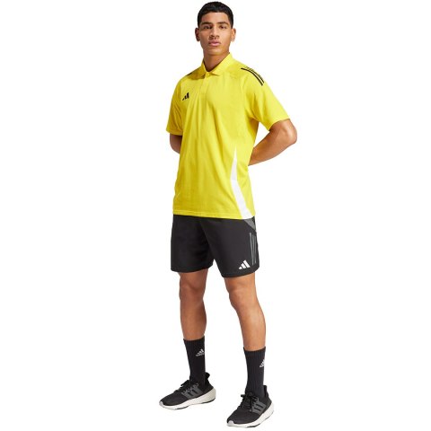 Adidas teamwear Koszulka męska adidas Tiro 24 Competition Polo żółta IV9144 Adidas teamwear Koszulka męska adidas Tiro 24 Competition Polo żółta IV9144