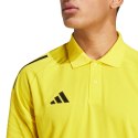 Adidas teamwear Koszulka męska adidas Tiro 24 Competition Polo żółta IV9144