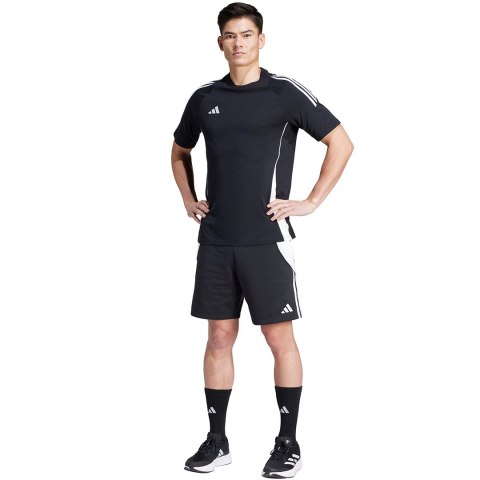Adidas teamwear Koszulka męska adidas Tiro 24 Sweat czarna IJ9954 Adidas teamwear Koszulka męska adidas Tiro 24 Sweat czarna IJ9954