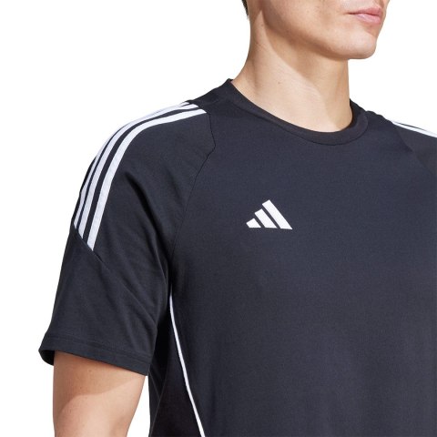 Adidas teamwear Koszulka męska adidas Tiro 24 Sweat czarna IJ9954 Adidas teamwear Koszulka męska adidas Tiro 24 Sweat czarna IJ9954