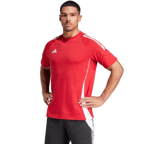 Adidas teamwear Koszulka męska adidas Tiro 24 Sweat czerwona IR9349 Adidas teamwear Koszulka męska adidas Tiro 24 Sweat czerwona IR9349