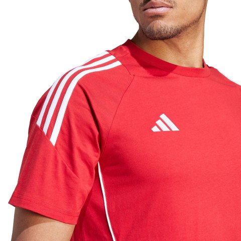 Adidas teamwear Koszulka męska adidas Tiro 24 Sweat czerwona IR9349 Adidas teamwear Koszulka męska adidas Tiro 24 Sweat czerwona IR9349